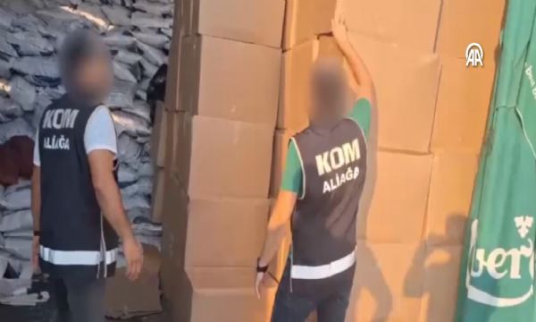 İzmir'de makaron operasyonu!